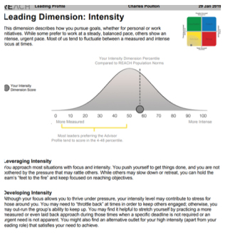 REACH Personality Leadership Profile Reports